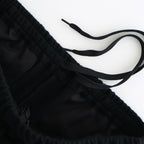 WOOL/CASHMERE FLEECE EASY TWIST TROUSERS #BLACK [ST.1270]