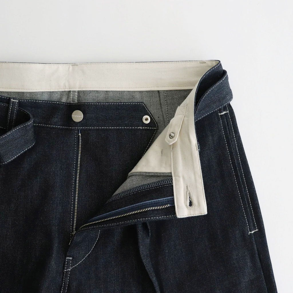 Selvage Denim Belted Pants #INDIGO_RIGID [GU261-40064RB]