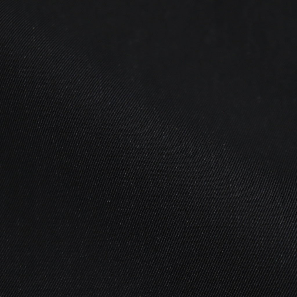 LIGHT WOOL MAX GABARDINE TWO-TUCK SLACKS #TOP BLACK [A25AP06MG]