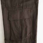VIS/LI/RA TWILL CARGO TROUSERS #KHAKI BROWN [ST.1434]