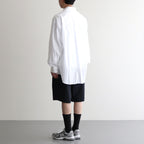 TRAVEL NYLON WIDE EASY SHORTS #BLACK [PRAGGM0200]