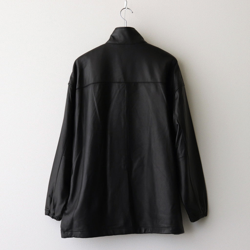 Sheep Leather Track Blouson #BLACK [GM243-30097]
