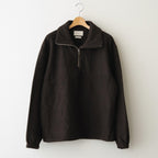Wool Fleece Half Zip Pullover #BROWN [YK25FW01090B]