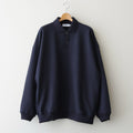 AZUMA Terry Pullover Polo Sweat #NAVY [GU261-70243B]