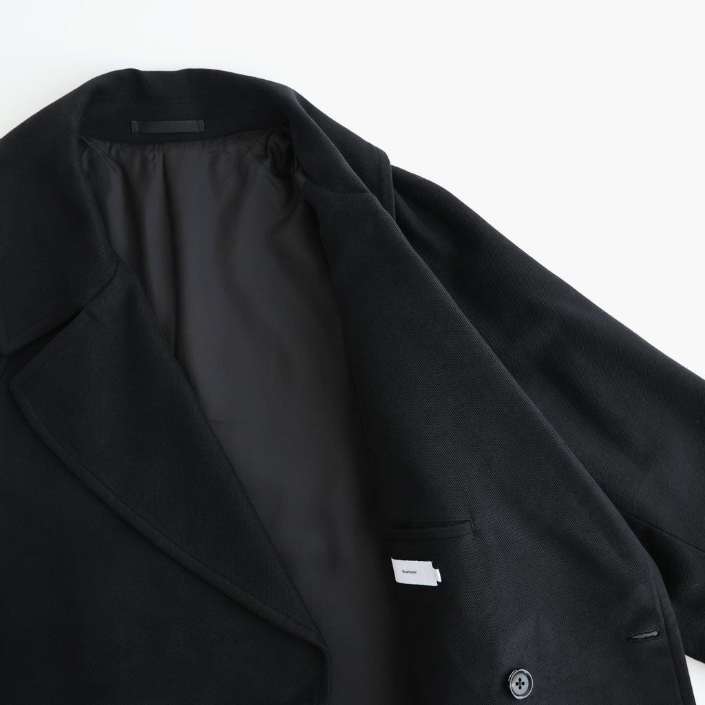 Supima Moleskin Coat #BLACK [GM263-10530B]