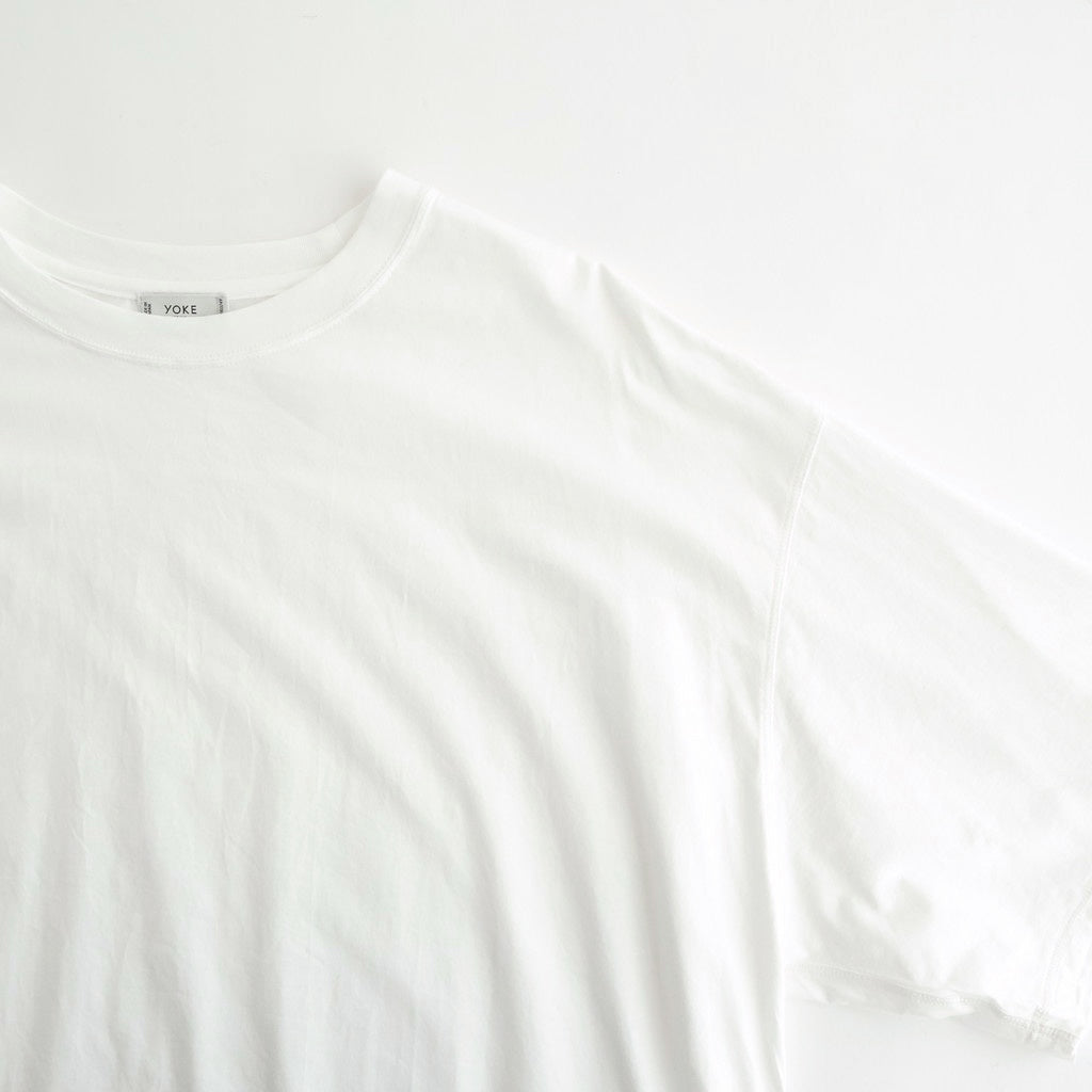 46G Suvin Cotton YOKE T-shirt #WHITE [YK26SS01226CS]