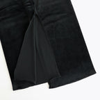Velour Slit Leggings #BLK [12520707]