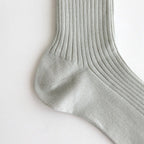 GIZA HIGH GAUGE SOCKS #PALE GREEN [A00S02SX-M]