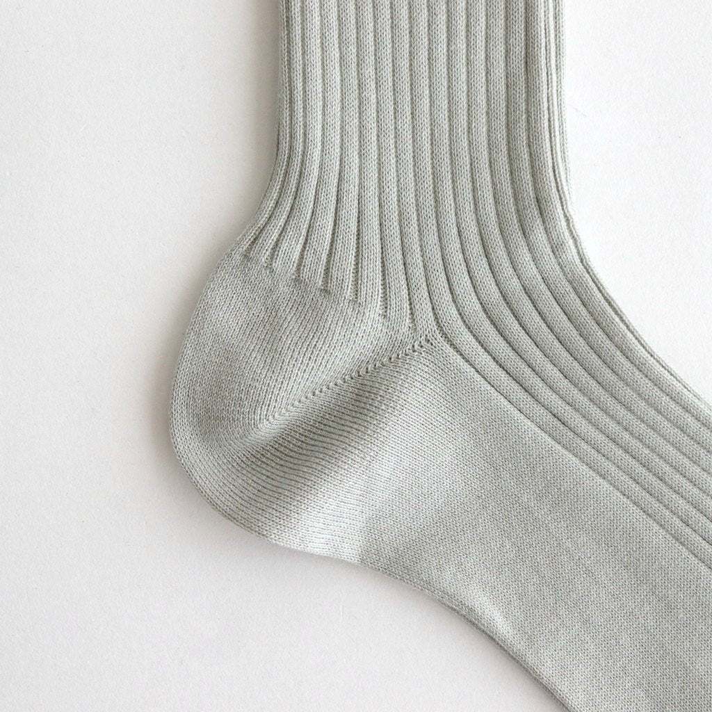 GIZA HIGH GAUGE SOCKS #PALE GREEN [A00S02SX-M]