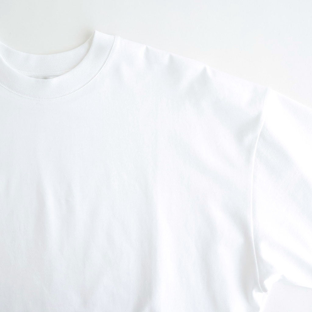 SUVIN 60/2 WIDE SLEEVE T-SHIRT #WHITE [KKAGLM0016]