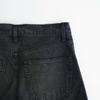 SULFUR DYED OXFORD VINTAGE WIDE PANTS #BLACK [ST.1395]