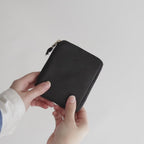 二つ折りZIP財布 - WASHED #BLACK [8Z-Y021-051]