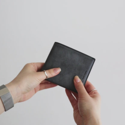 half folded wallet #black [nc-rc-hfw]