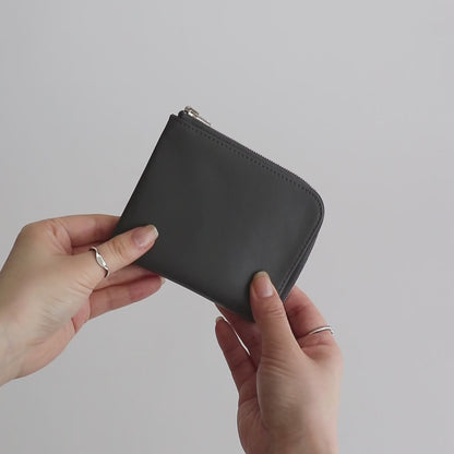 L-SHAPED WALLET : M #BLACK [LE56]