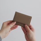 BUBBLE CALF BUSINESS CARD CASE #NAVY [L026]