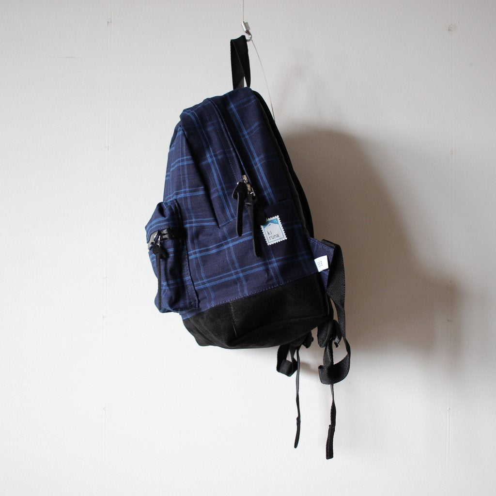 松阪木綿 格子 DAYPACK MOD S #NAVY CHECK
