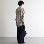SHUKUJU WOOL COOKING COAT BAG #NAVY [K007W]