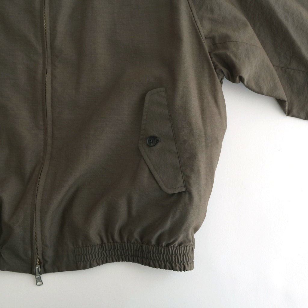 Wool Nylon Reversible Harrington Jacket #OLIVE [YK25FW01058B]