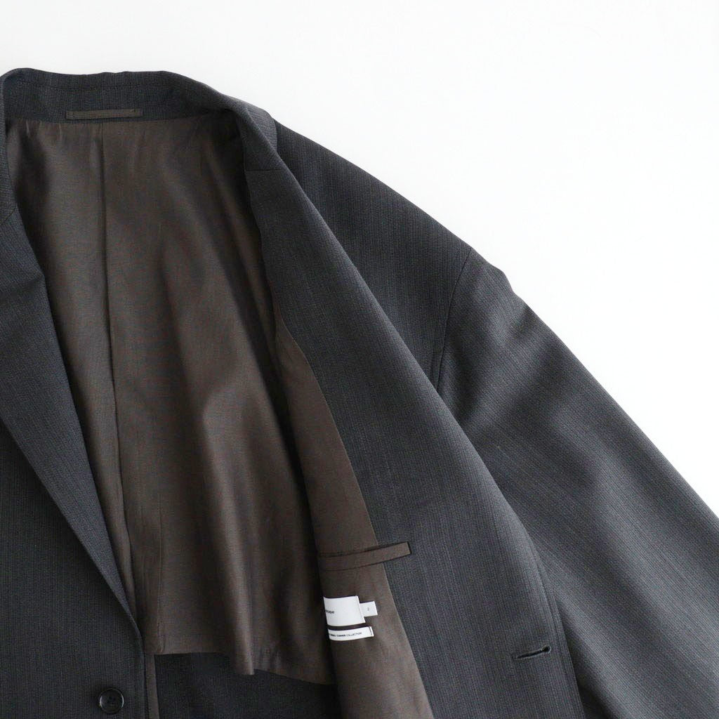 Melange Herringbone Sack Jacket #GRAY [GM261-20331]