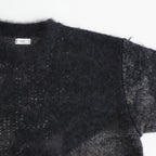 Abstract Jaquard Mohair Sweater #BLACK [YK26SS01236S]
