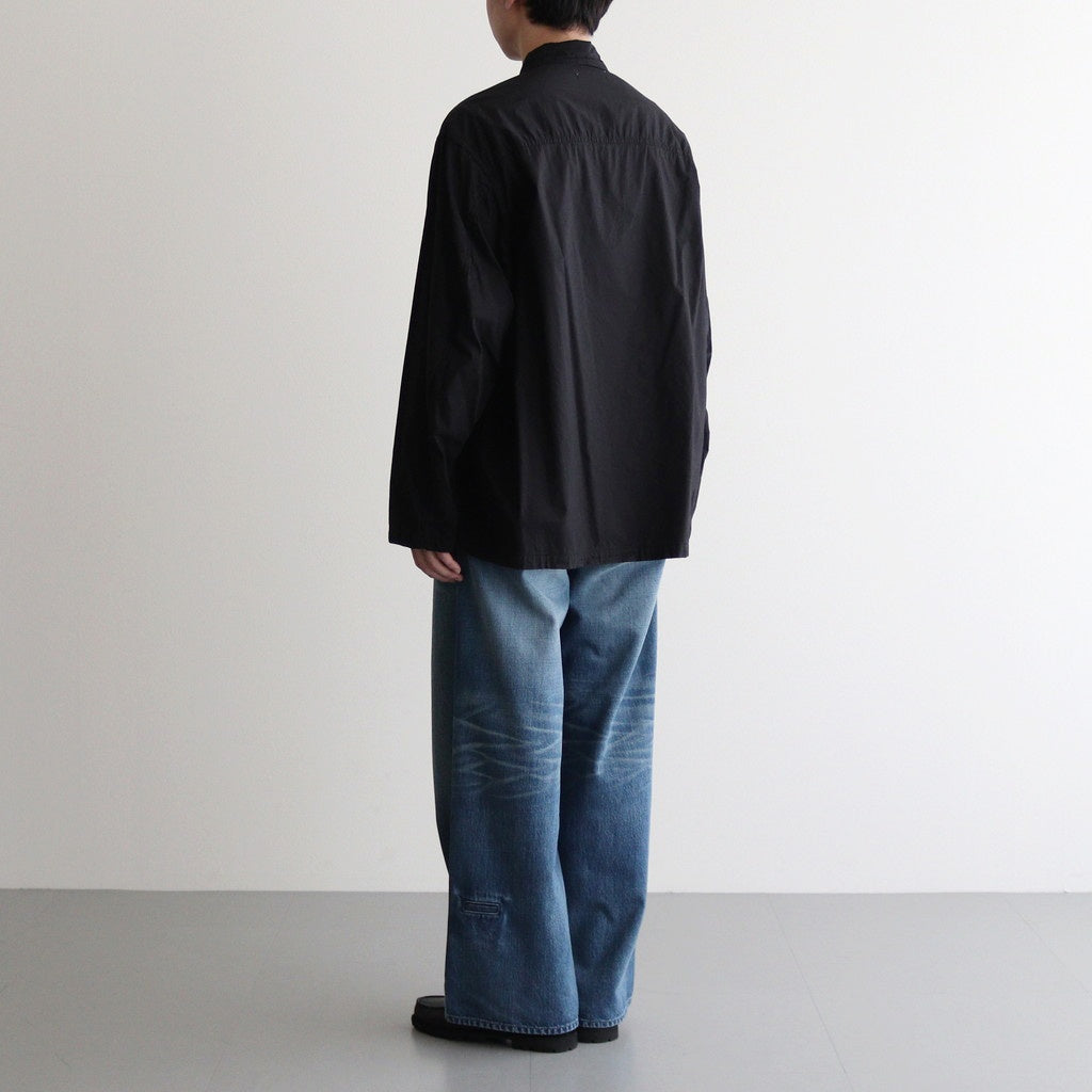 6ポケットオーバーダイデニムバギーPT #INDIGO [D125-P539]