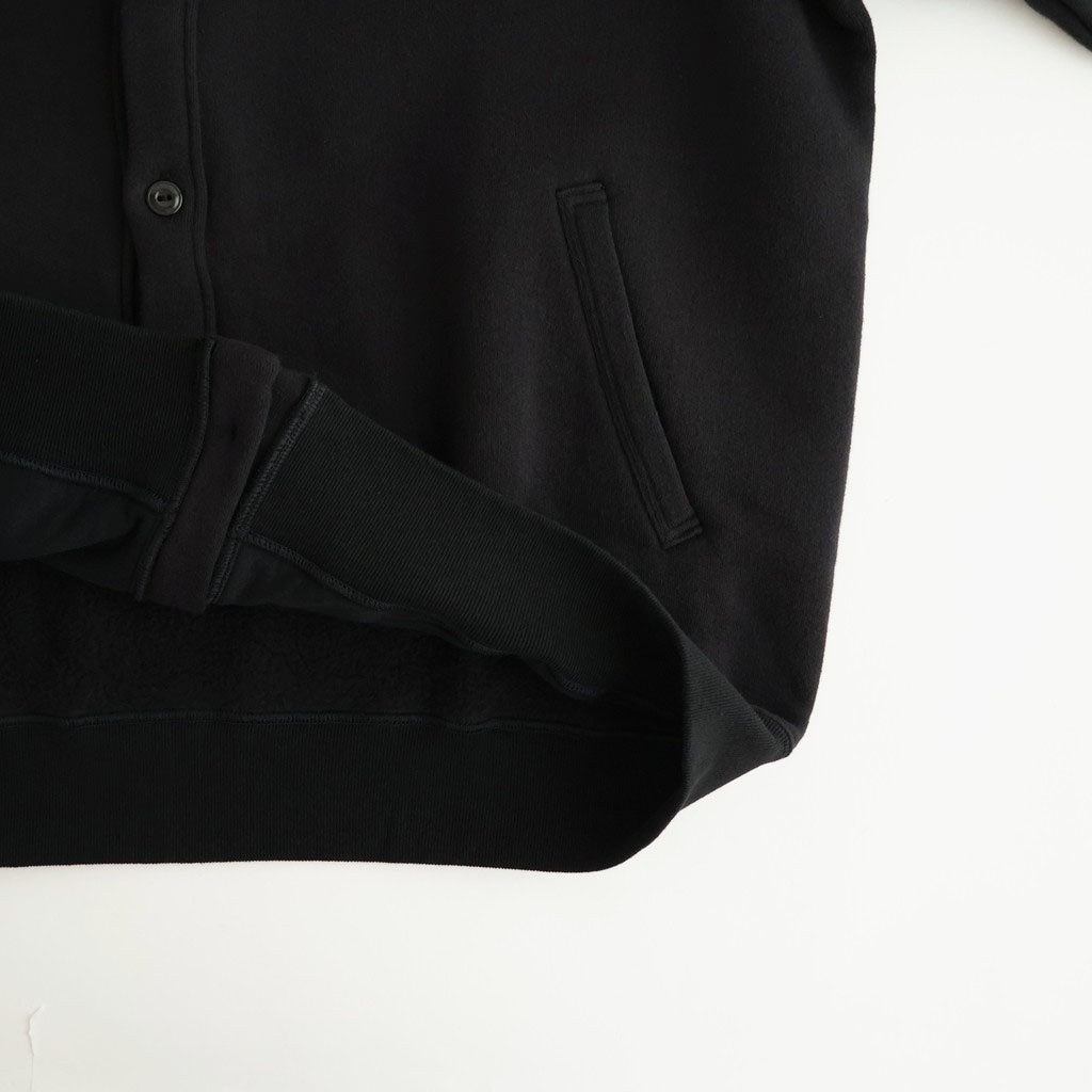 Cotton Brushed Cardigan #BLK [12620609]