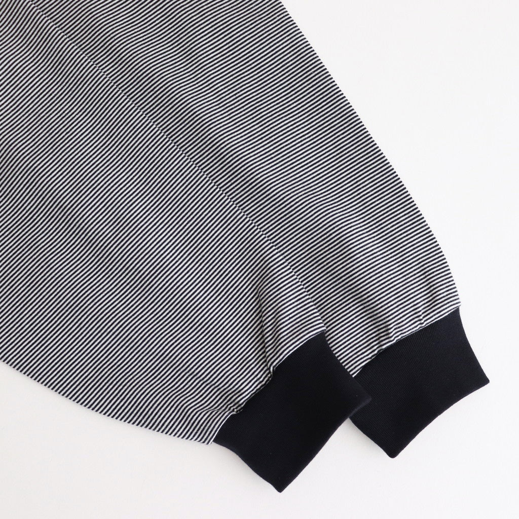 Narrow Border L/S Tee #NAVY×WHITE [GU251-70117B]