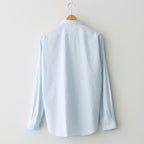 WASHED FINX TWILL SLIM SHIRT #LIGHT BLUE [A26AS03TN]