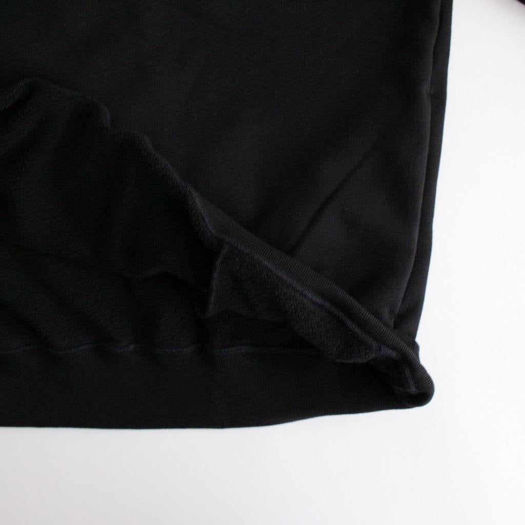 AZUMA Terry Crew Neck Sweat #BLACK [GU253-70240B]