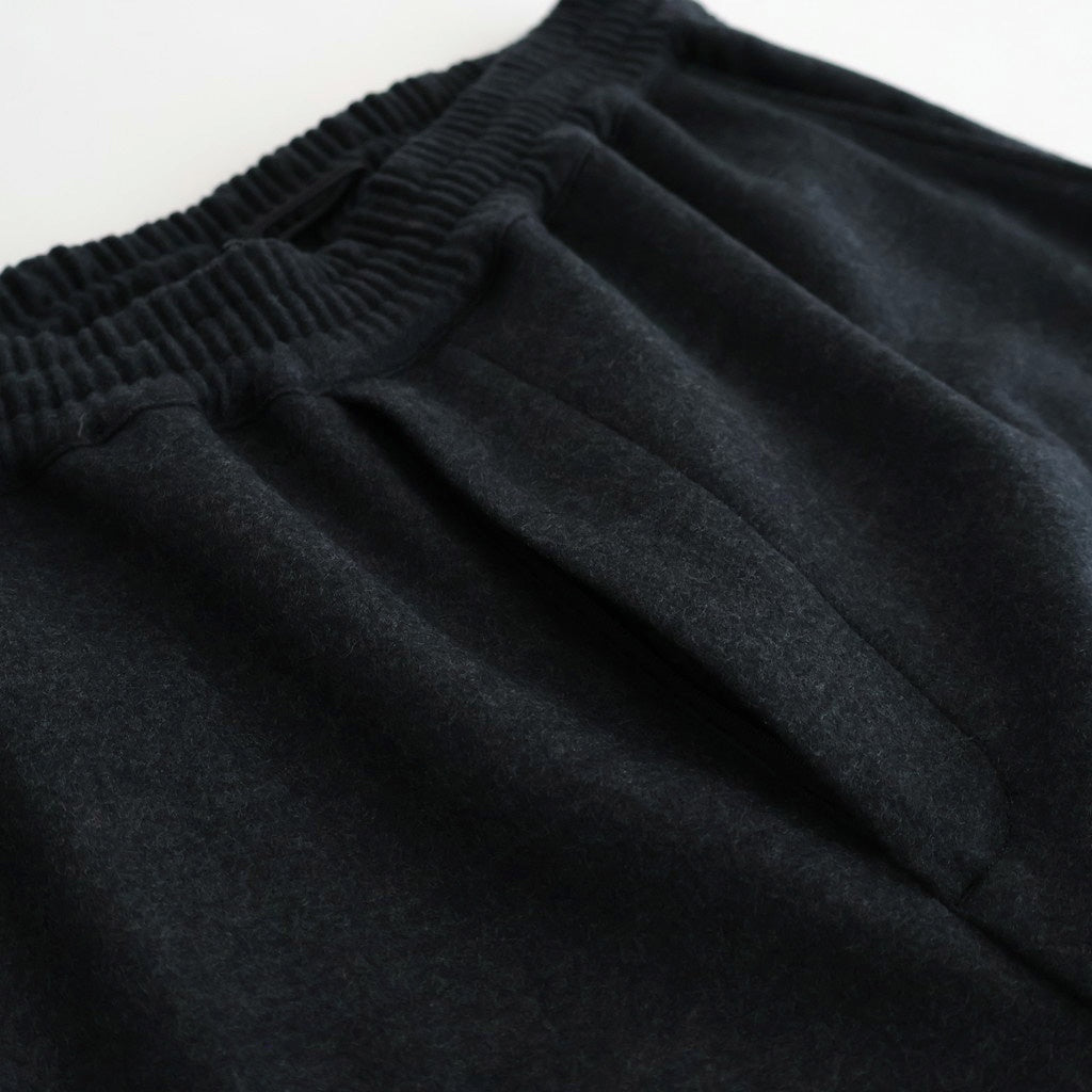 Wool Smooth Flannel Easy Wide Pants #GRAY [GU253-40223B]