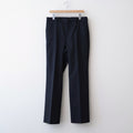 LIGHT WOOL MAX GABARDINE SLACKS #TOP BLACK [A26SP03MG]