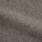 LINEN SHORT FUR V-NECK SWEATER #CHARCOAL GRAY [KRAGLM0120]