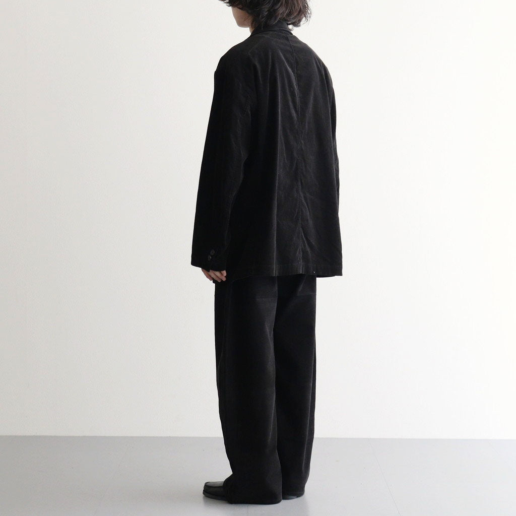 VINTAGE CORDUROY SINGLE BREASTED JACKET #BLACK [ST.1580]