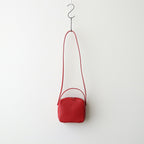 LEATHER SHOULDER BAG MADE BY AETA #RED [A25AB03AE]