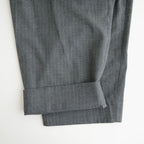 よそいきシンプル2タックワイドPT #GRAY STRIPE [D226-P153]