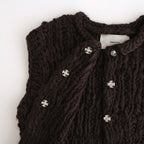 Mix Handknit Vest #D/BRN [12520525]