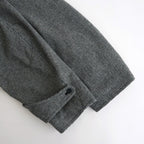 FDRSJK - ウール・千鳥 フロントジップジャケット #09 White × Black [SN_FR1403JK]