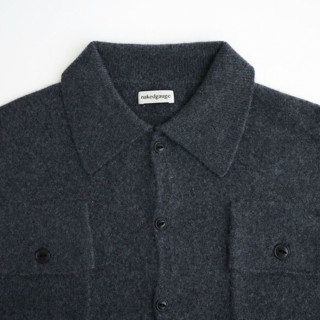 COMFORT TOUCH KNITTING SHIRTS #CHARCOAL GRAY [N0054]