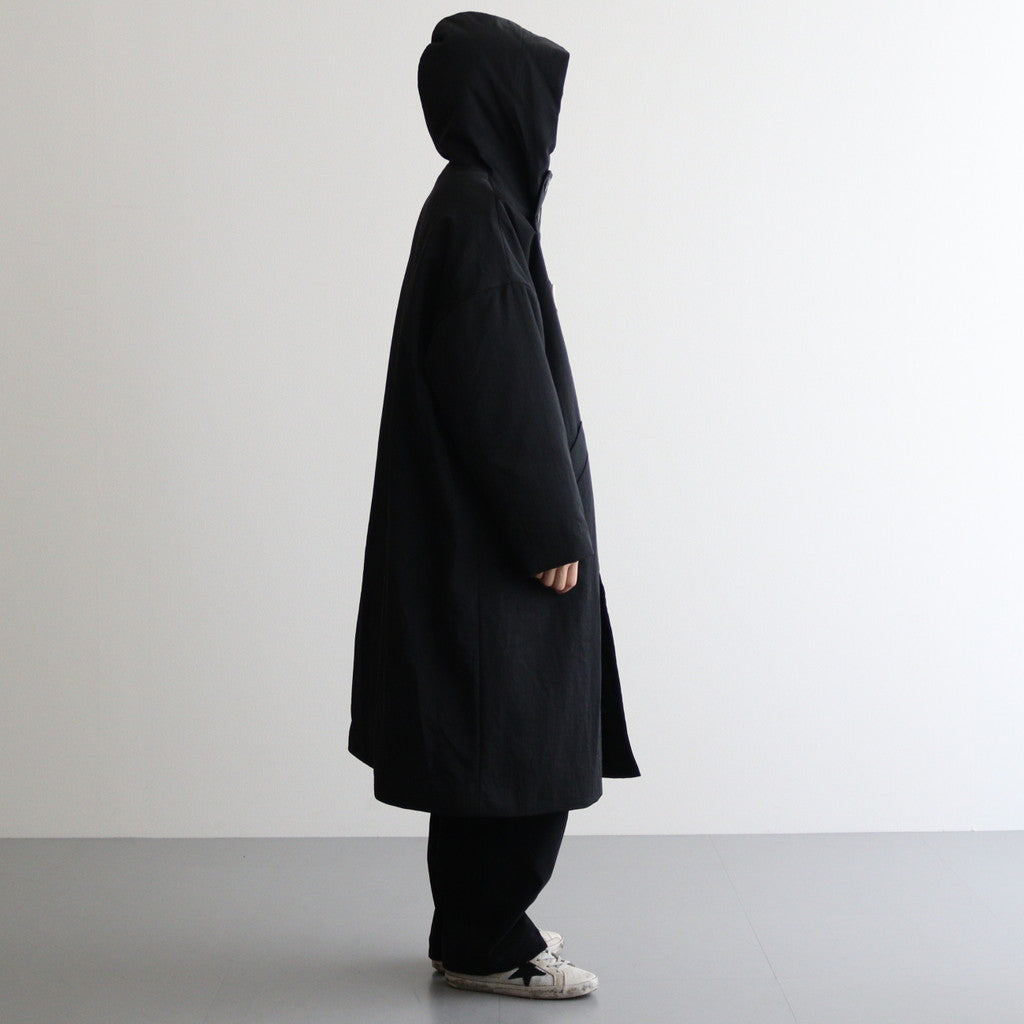 ヴィンテージNYパデッドダッフルロングCT #BLACK [D224-C445]