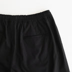 綿ギャバ イージーパンツ #BLACK [HO-P030-051]