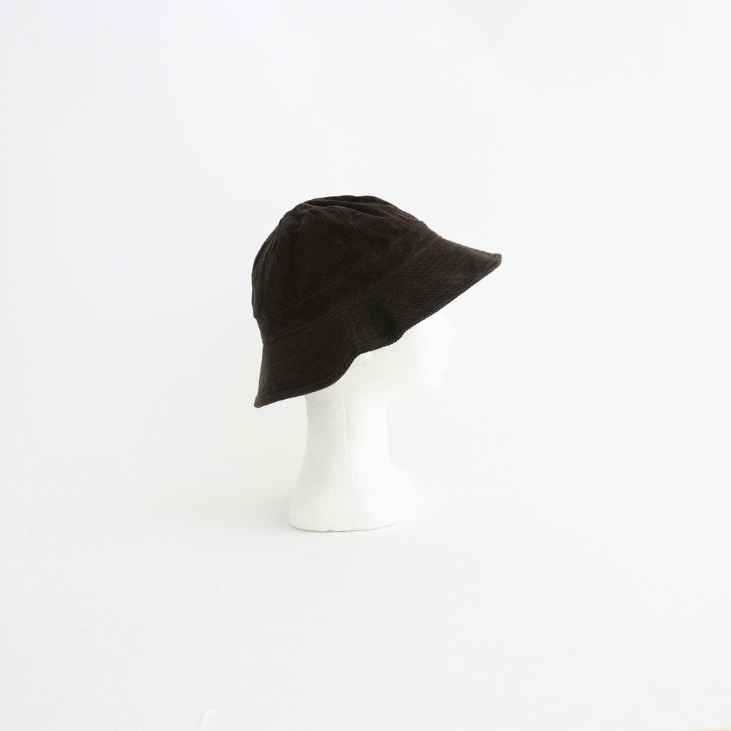 CORDUROY BUCKET HAT #D.OLIVE [43062901]