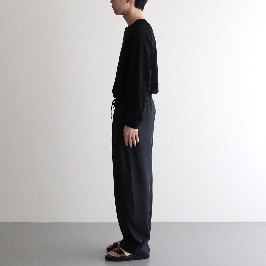 CUPRO EASY PANTS #BLACK [YK25SS0942P]
