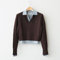 Layered Polo Knit #CHO [12610508]
