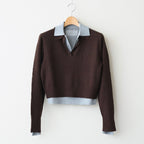 Layered Polo Knit #CHO [12610508]