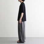 Washi Open Collar S/S Shirt #BLACK [2601-017]