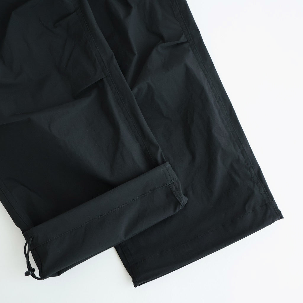 エステルウェザーオーバーパンツ #BLACK [HP-P016-051]