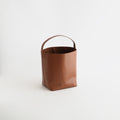 LEATHER TOTE BAG MADE BY AETA #BROWN [A26SB08AE]