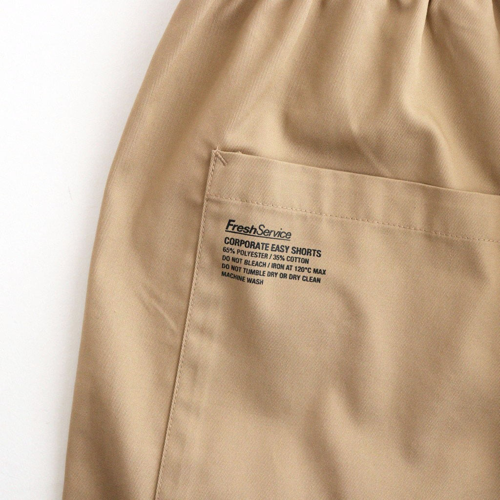 CORPORATE EASY SHORTS #BEIGE [FSC262-40013B]