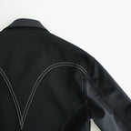 Levi's ウールサージ×キュプラシルク拝絹地 ジャケット #BLACK [WR-J202-051]