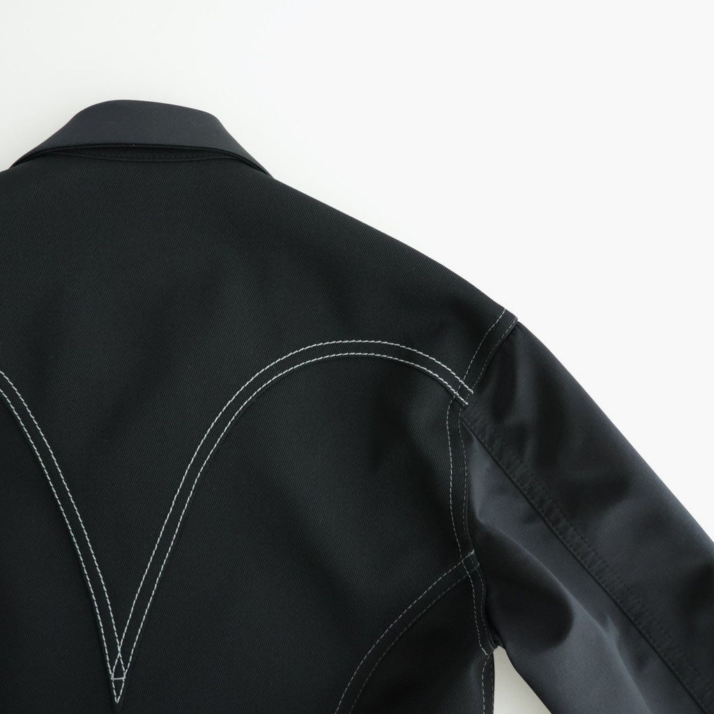 Levi's ウールサージ×キュプラシルク拝絹地 ジャケット #BLACK [WR-J202-051]